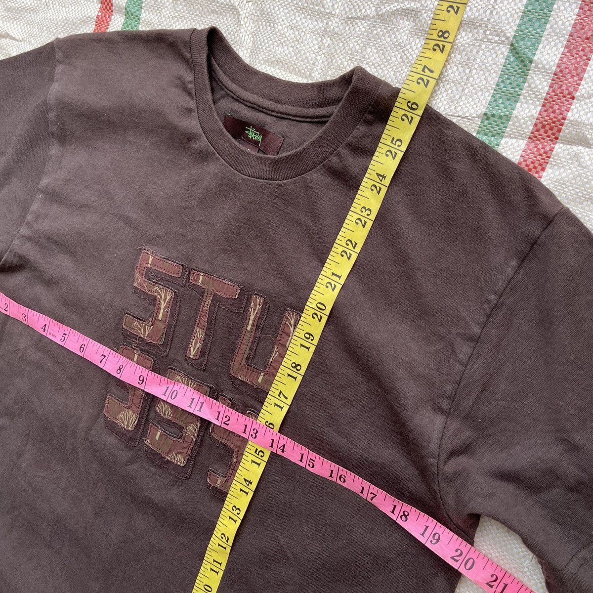 Stussy Stussy Big Front Logo Brown Tees Made In Australia Size US S / EU 44-46 / 1 - 2 Thumbnail