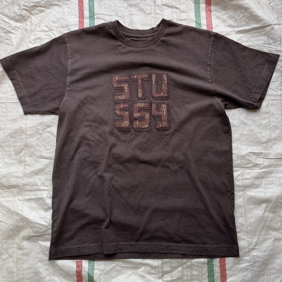 Stussy Stussy Big Front Logo Brown Tees Made In Australia Size US S / EU 44-46 / 1 - 17 Thumbnail