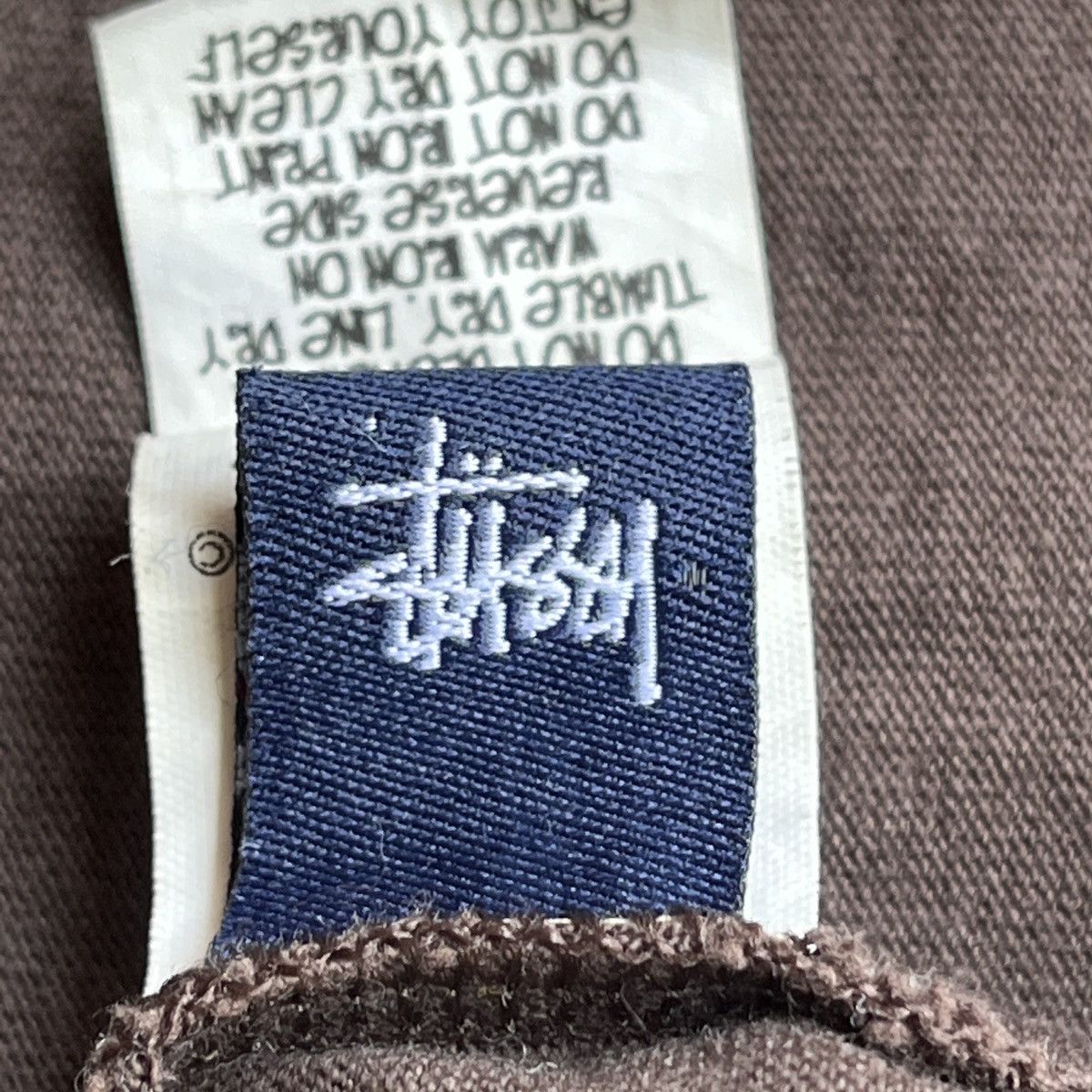 Stussy Stussy Big Front Logo Brown Tees Made In Australia Size US S / EU 44-46 / 1 - 14 Thumbnail