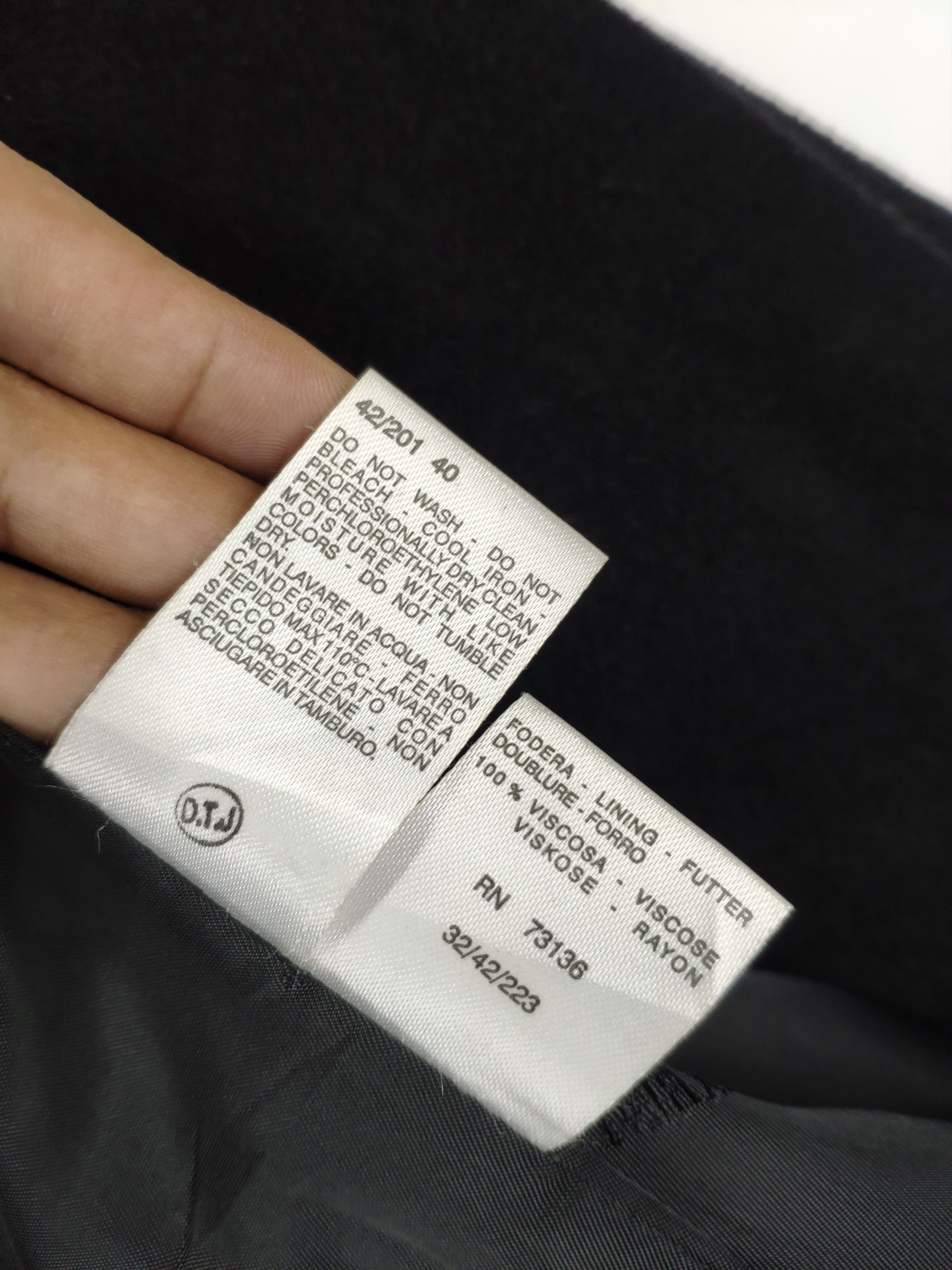 Max Mara Max Mara Wool Long Coat Cardigan Black Size M / US 6-8 / IT 42-44 - 7 Thumbnail