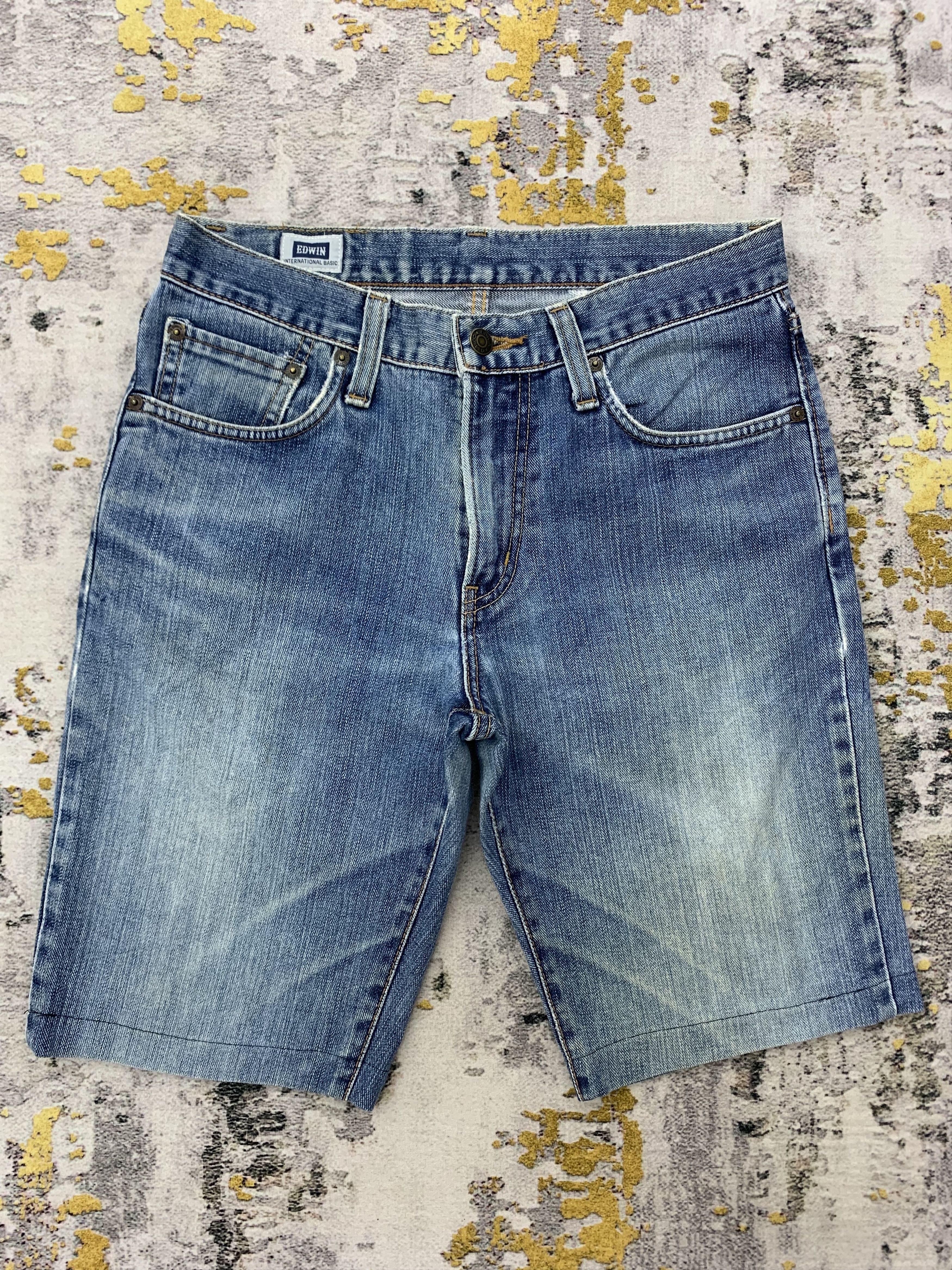 Edwin Vintage Edwin 403 Short Denim 31x11 Distressed Size US 31 - 1 Thumbnail