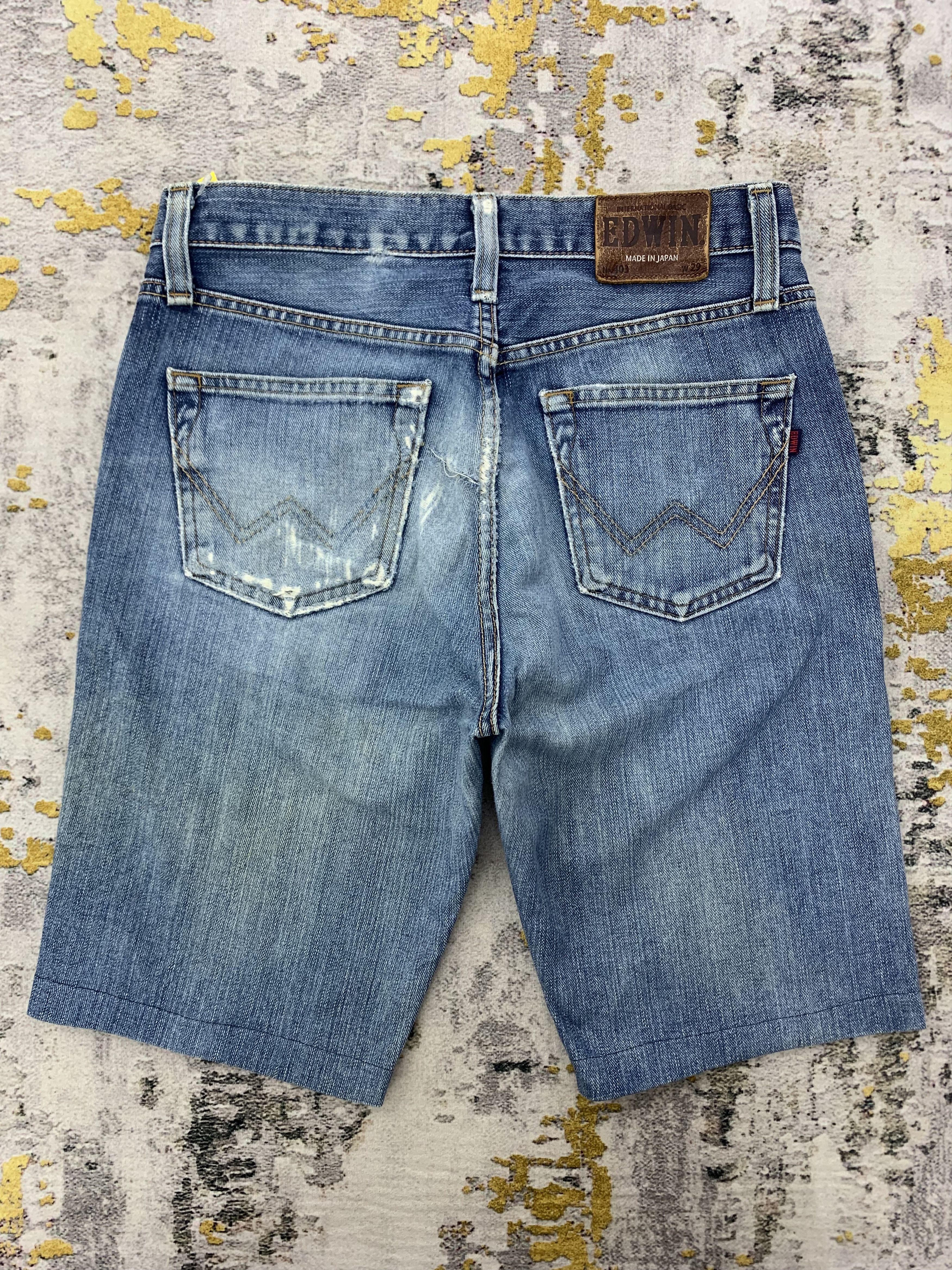 Edwin Vintage Edwin 403 Short Denim 31x11 Distressed Size US 31 - 3 Thumbnail