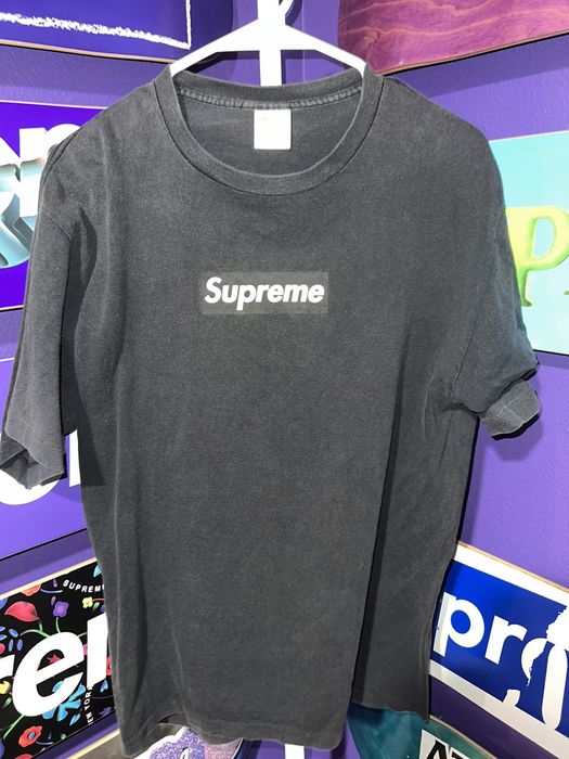 Supreme Tonal Box Logo Tee Black Men's - SS23 - US