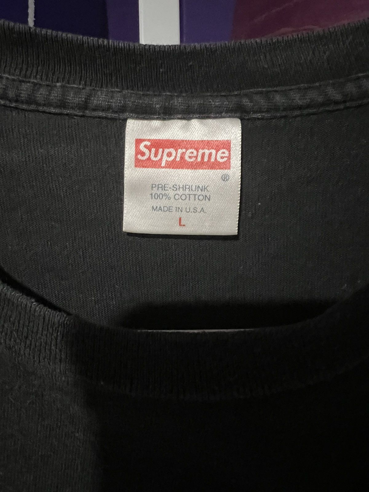 Supreme Supreme 1999 Black Tonal Box Logo T-Shirt Size US L / EU 52-54 / 3 - 4 Thumbnail