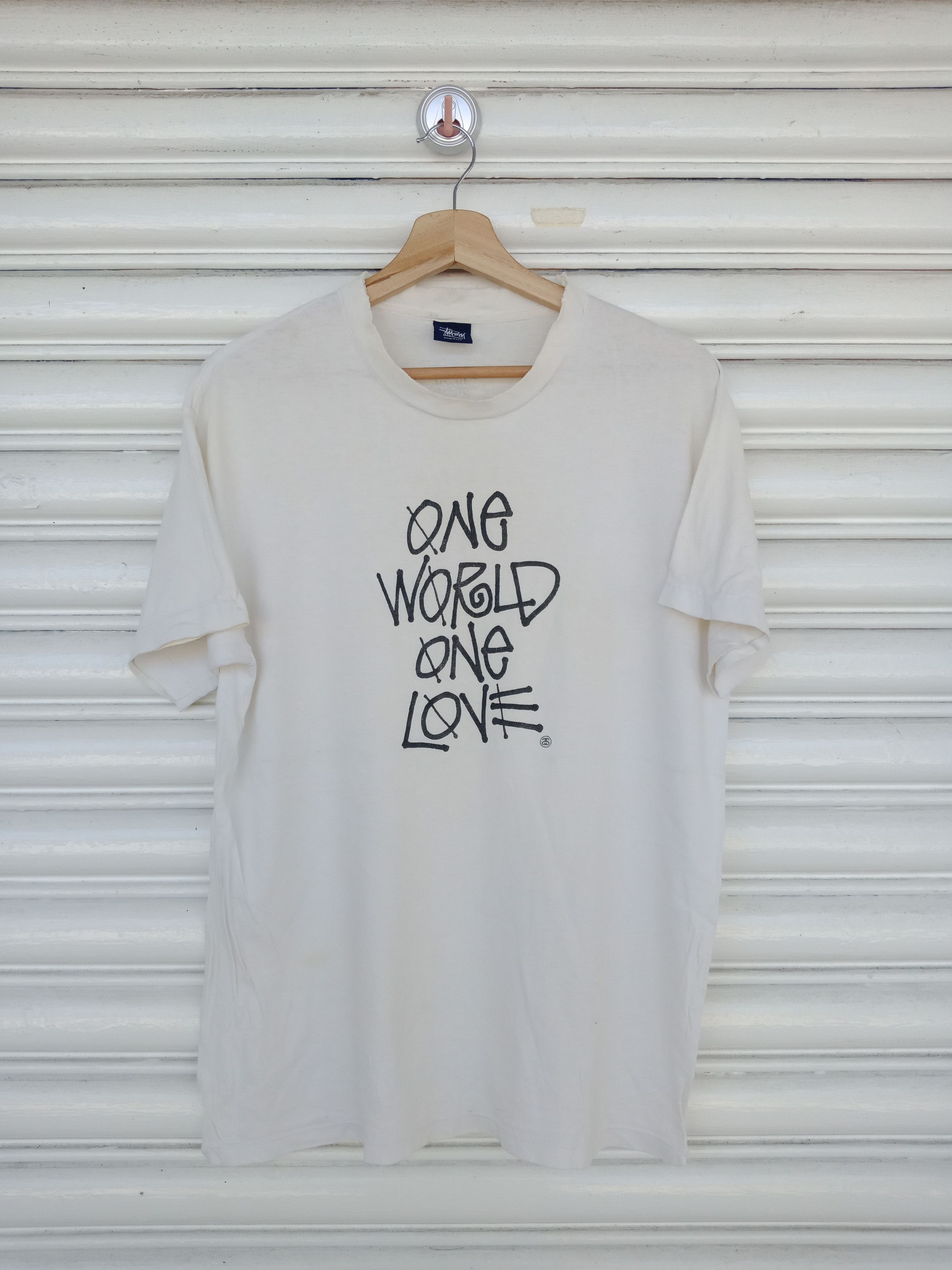 One World One Love Stussy | Grailed