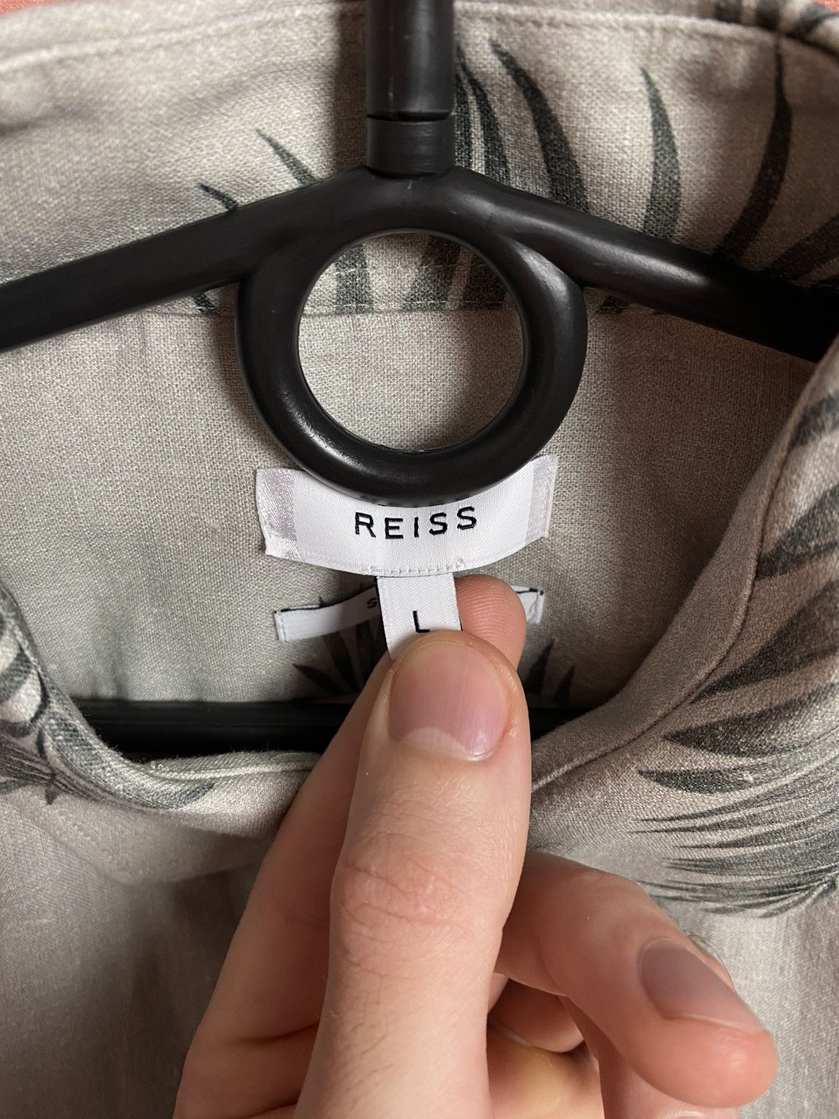 Reiss Reiss luxury streetwear shirt Size US M / EU 48-50 / 2 - 2 Thumbnail