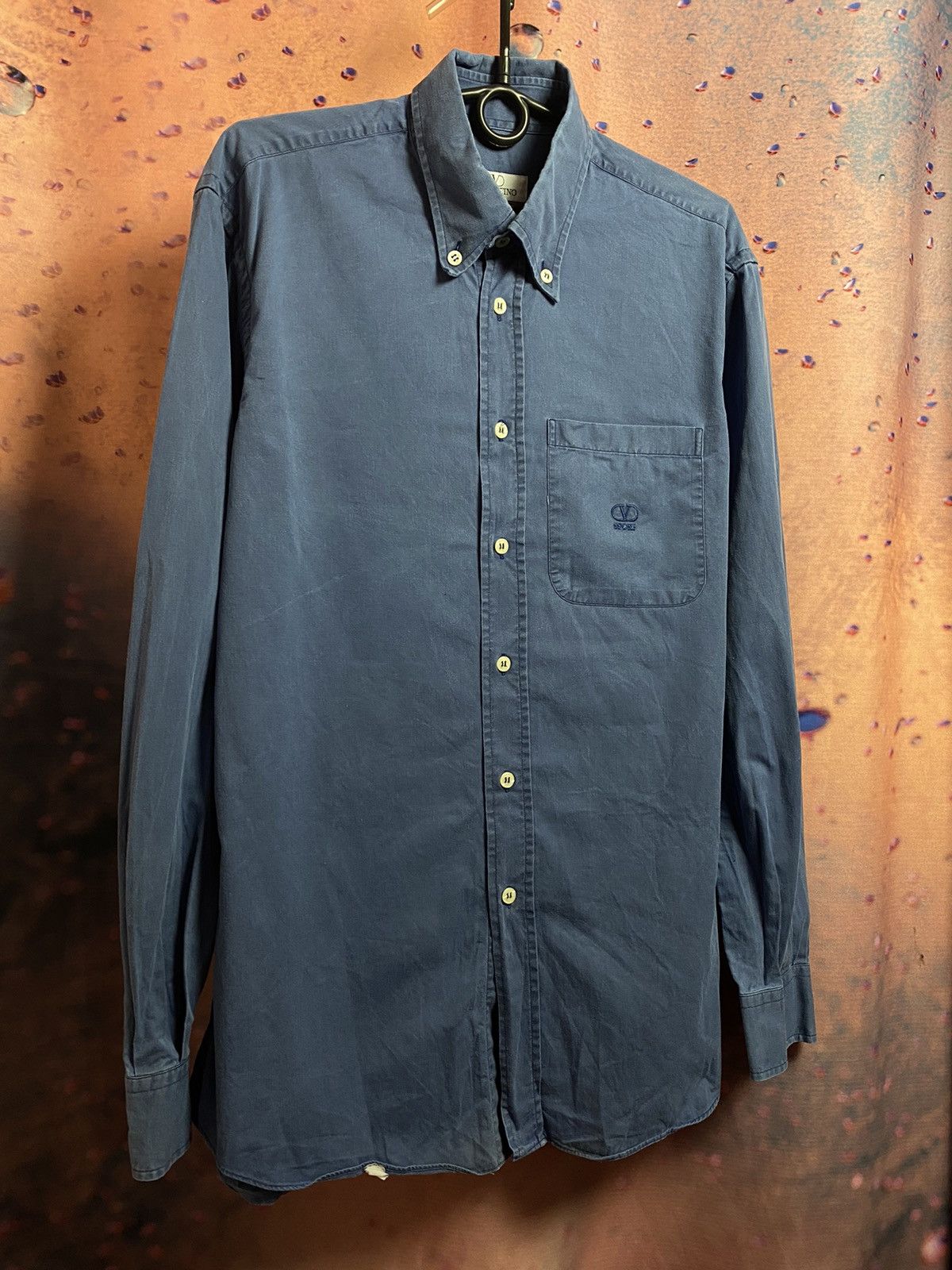 Valentino Vintage Valentino luxury shirt Size US L / EU 52-54 / 3 - 2 Thumbnail