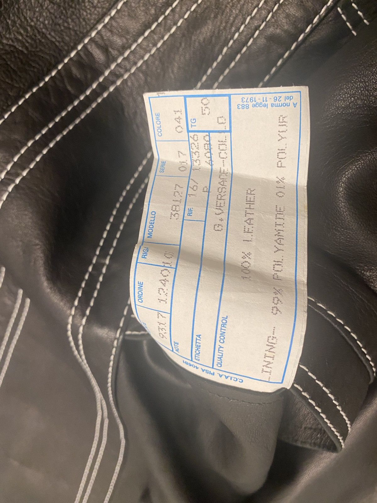 Designer × Versace × Vintage RARE ARCHIVAL GIANNI VERSACE LAMB SKIN JACKET Size US XL / EU 56 / 4 - 5 Thumbnail