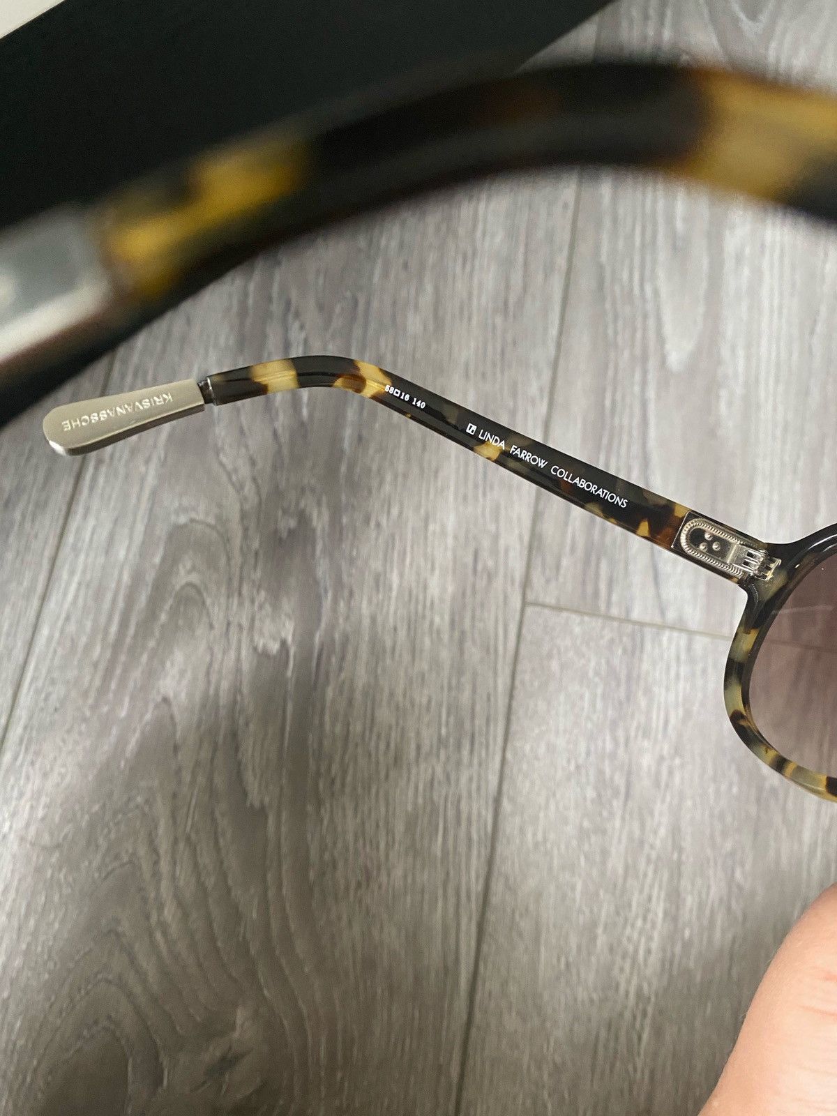 Kris Van Assche × Linda Farrow LINDA FARROW X KRIS VAN ASSCHE SUNGLASSES Size ONE SIZE - 4 Thumbnail
