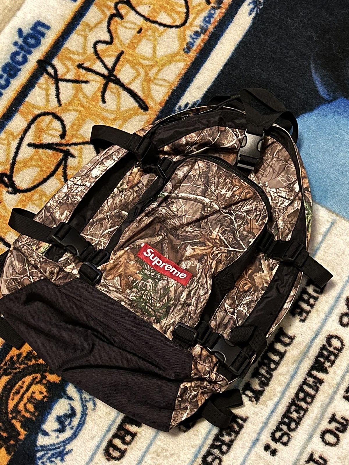 SUPREME × THE NORTH FACE/ Backpack (FW19) Real Tree Camo