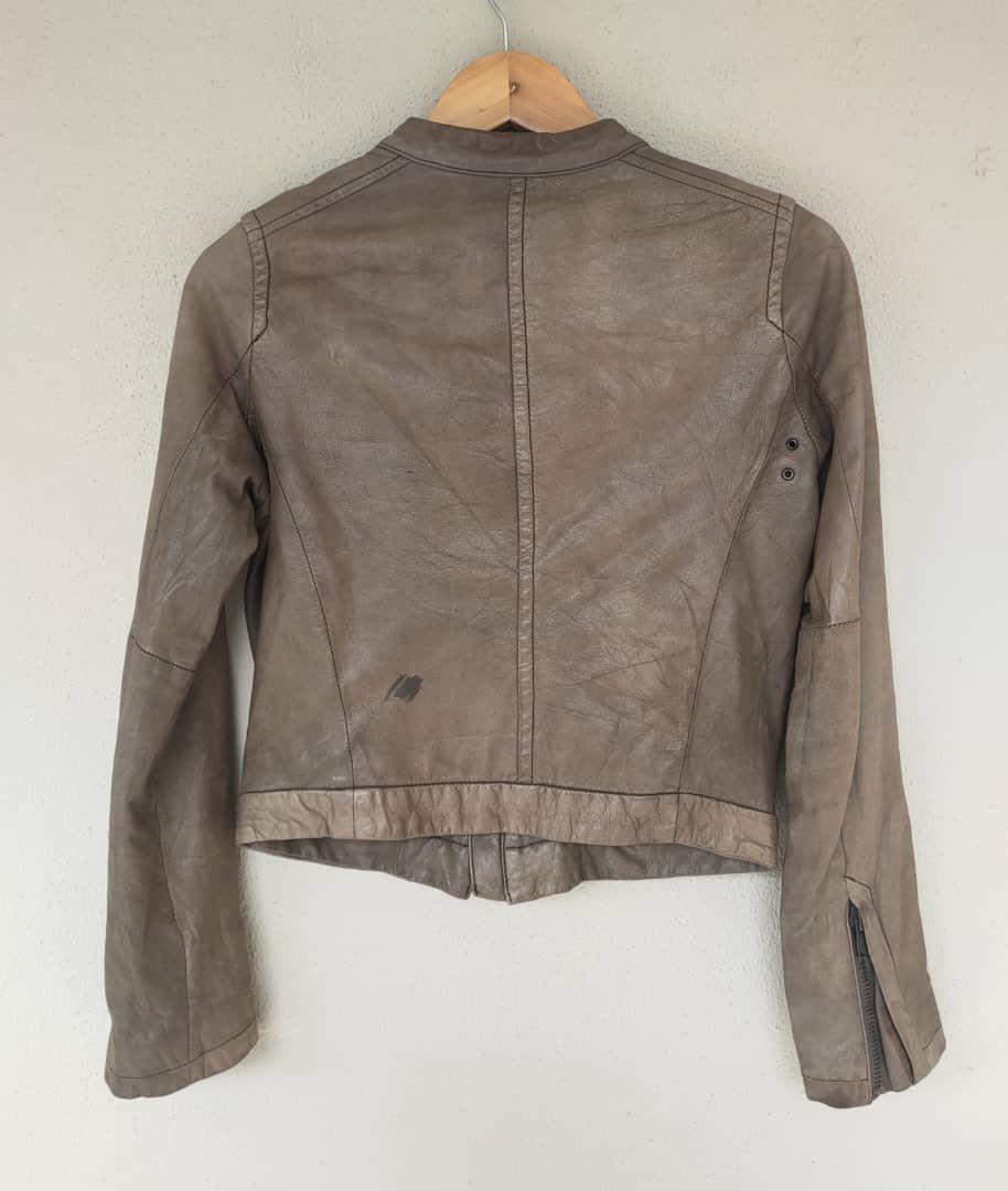 Tomorrowland Vintage MacPhee Leather Jacket Size XXS / US 00 / IT 34 - 2 Thumbnail