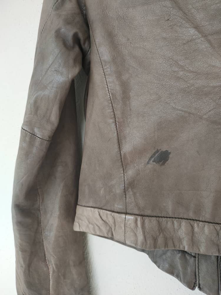 Tomorrowland Vintage MacPhee Leather Jacket Size XXS / US 00 / IT 34 - 6 Thumbnail