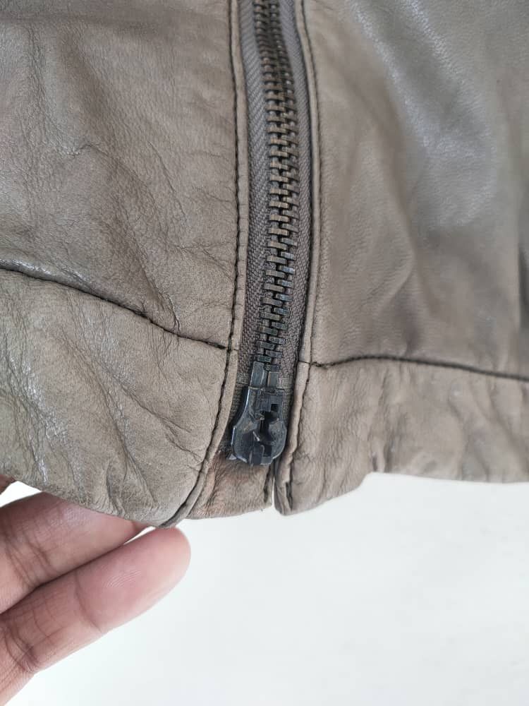 Tomorrowland Vintage MacPhee Leather Jacket Size XXS / US 00 / IT 34 - 5 Thumbnail