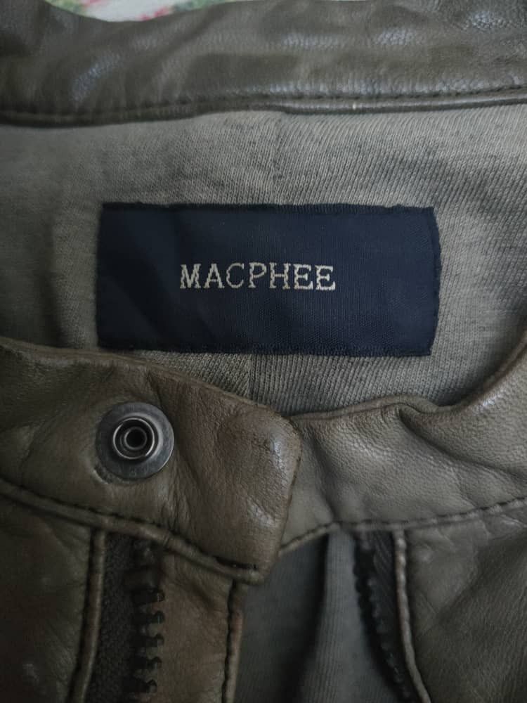 Tomorrowland Vintage MacPhee Leather Jacket Size XXS / US 00 / IT 34 - 11 Thumbnail