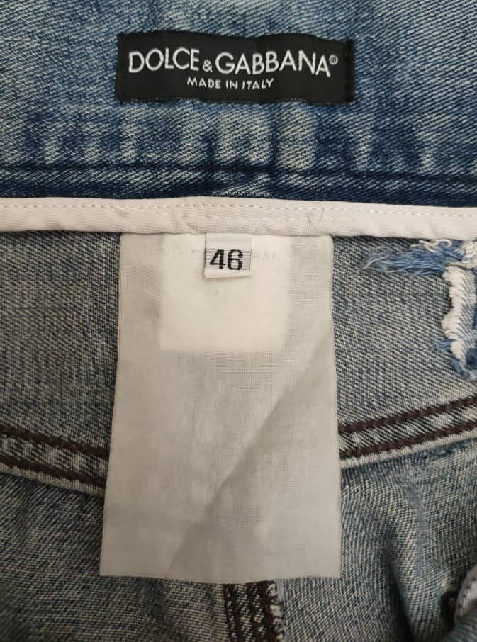 Dolce & Gabbana D&G Distressed Denim Size US 33 - 14 Thumbnail