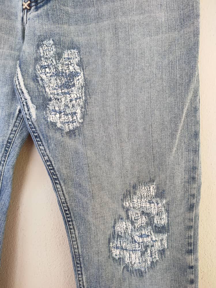 Dolce & Gabbana D&G Distressed Denim Size US 33 - 7 Thumbnail
