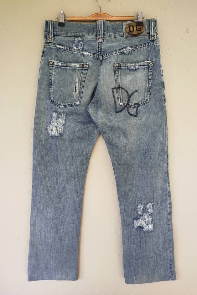 Dolce & Gabbana D&G Distressed Denim Size US 33 - 2 Thumbnail