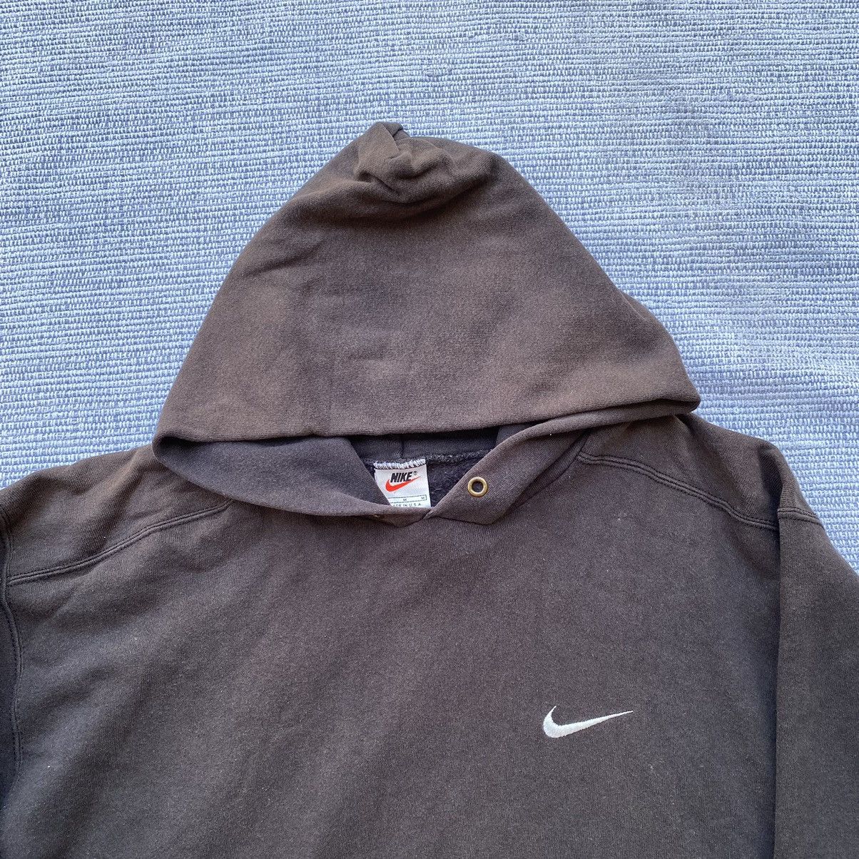 Nike vintage nike hoodie small swoosh Size US M / EU 48-50 / 2 - 2 Thumbnail