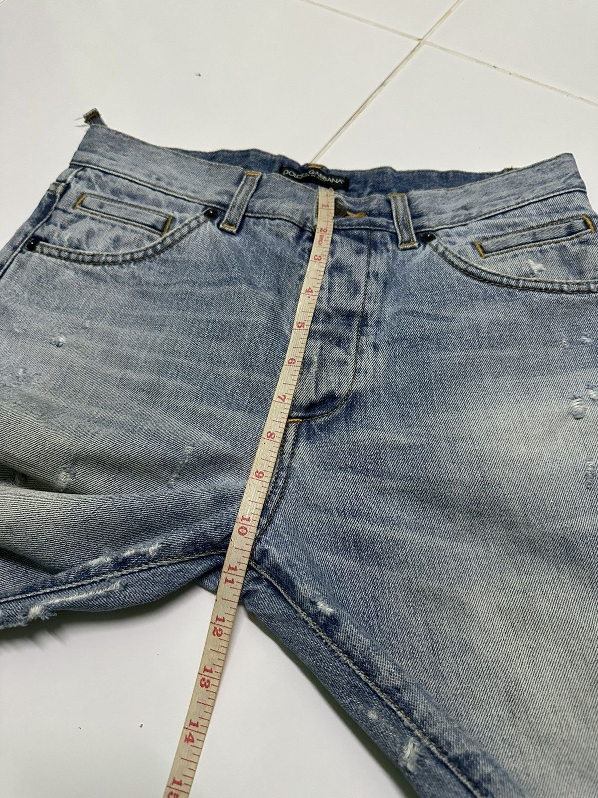 Dolce & Gabbana Dolce & gabbana distressed denim jeans Size 30" / US 8 / IT 44 - 13 Thumbnail