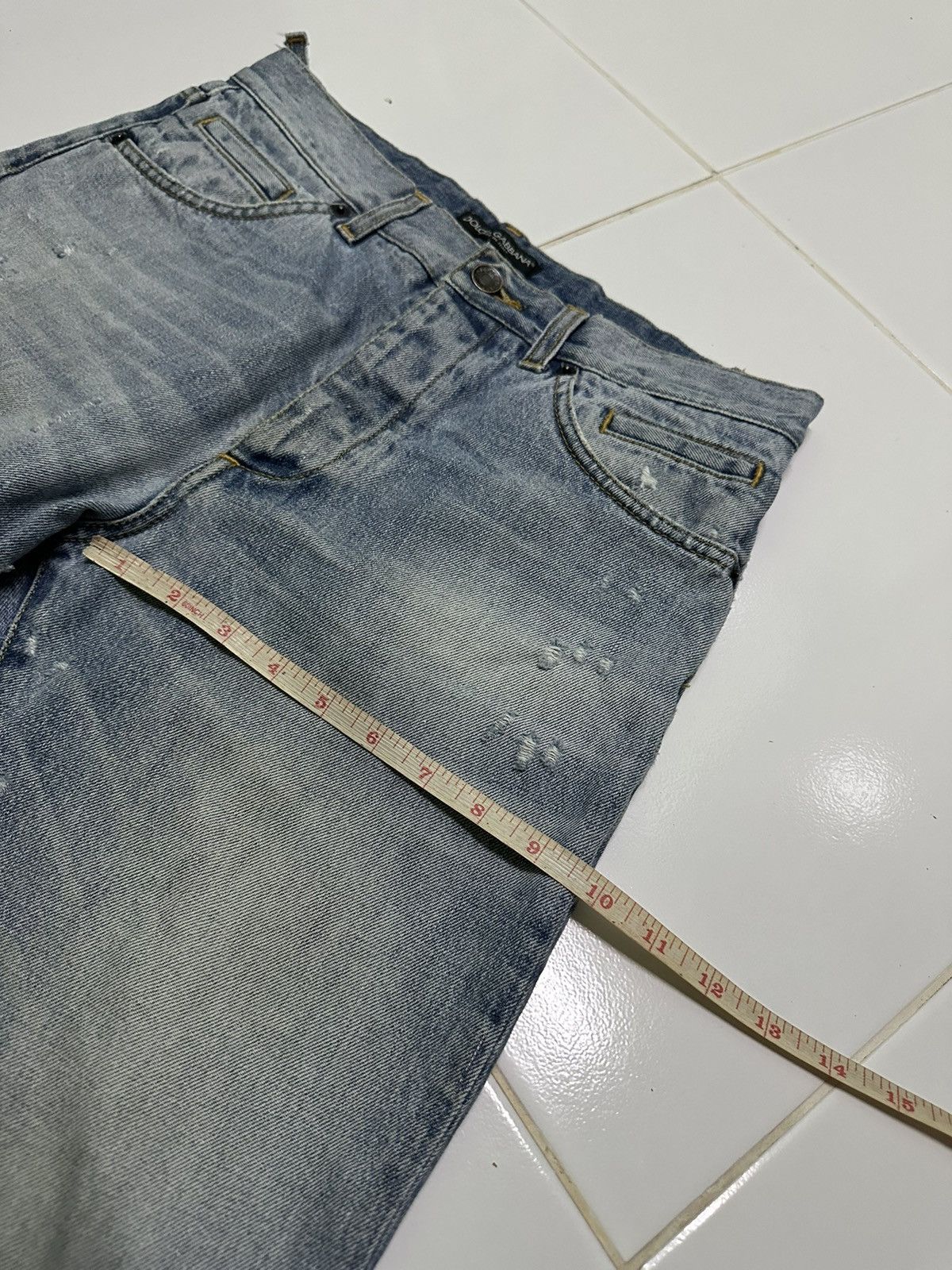 Dolce & Gabbana Dolce & gabbana distressed denim jeans Size 30" / US 8 / IT 44 - 12 Thumbnail