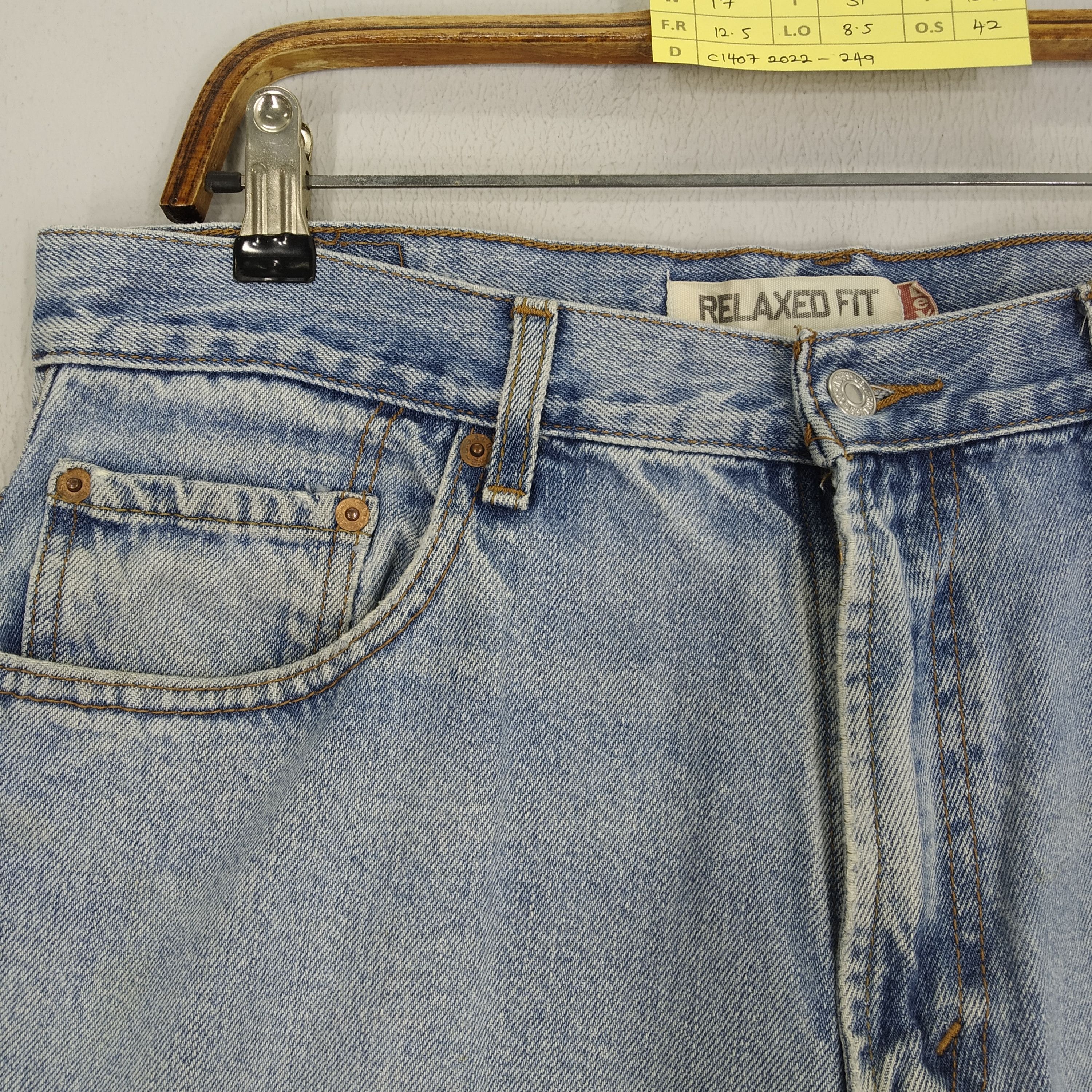 Levi's Vintage 90s Levi's 550 Baggy Denim Jeans Stonewash Jeans Size US 34 / EU 50 - 6 Thumbnail
