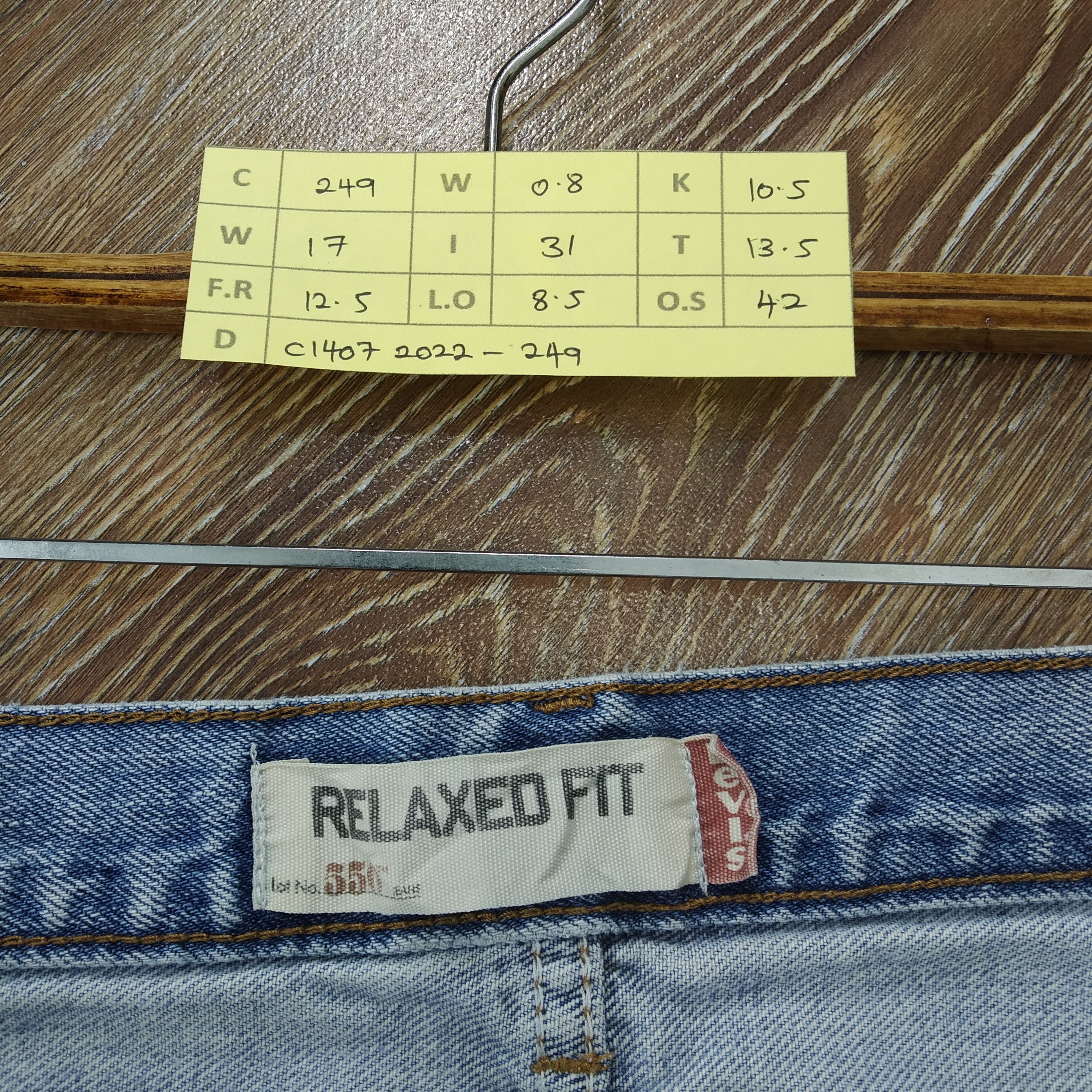 Levi's Vintage 90s Levi's 550 Baggy Denim Jeans Stonewash Jeans Size US 34 / EU 50 - 15 Thumbnail