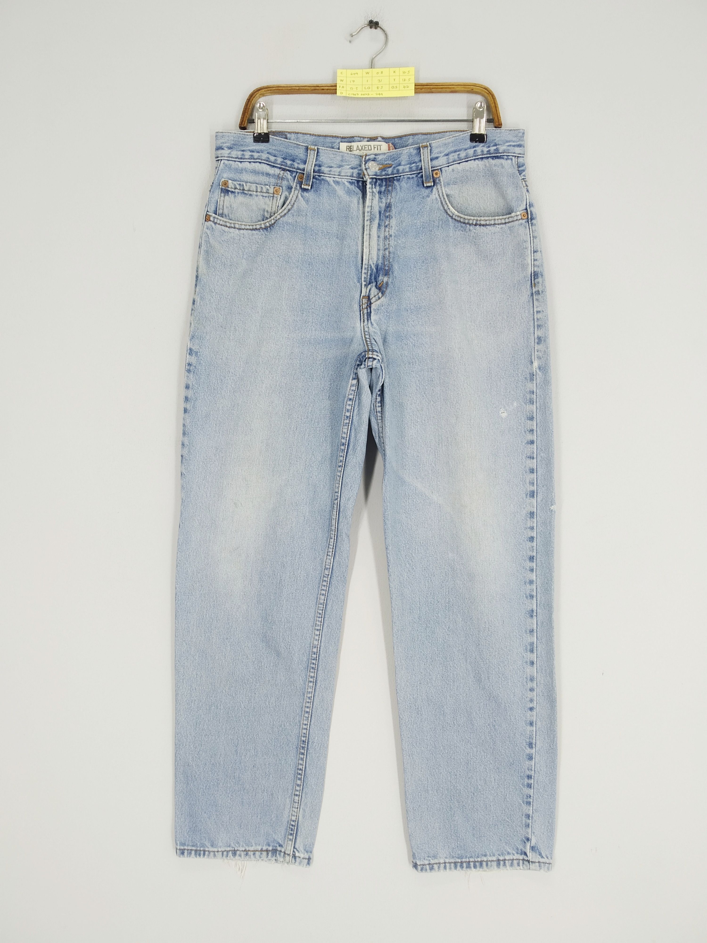 Vintage 90s Levi's 550 Baggy Denim Jeans Stonewash Jeans