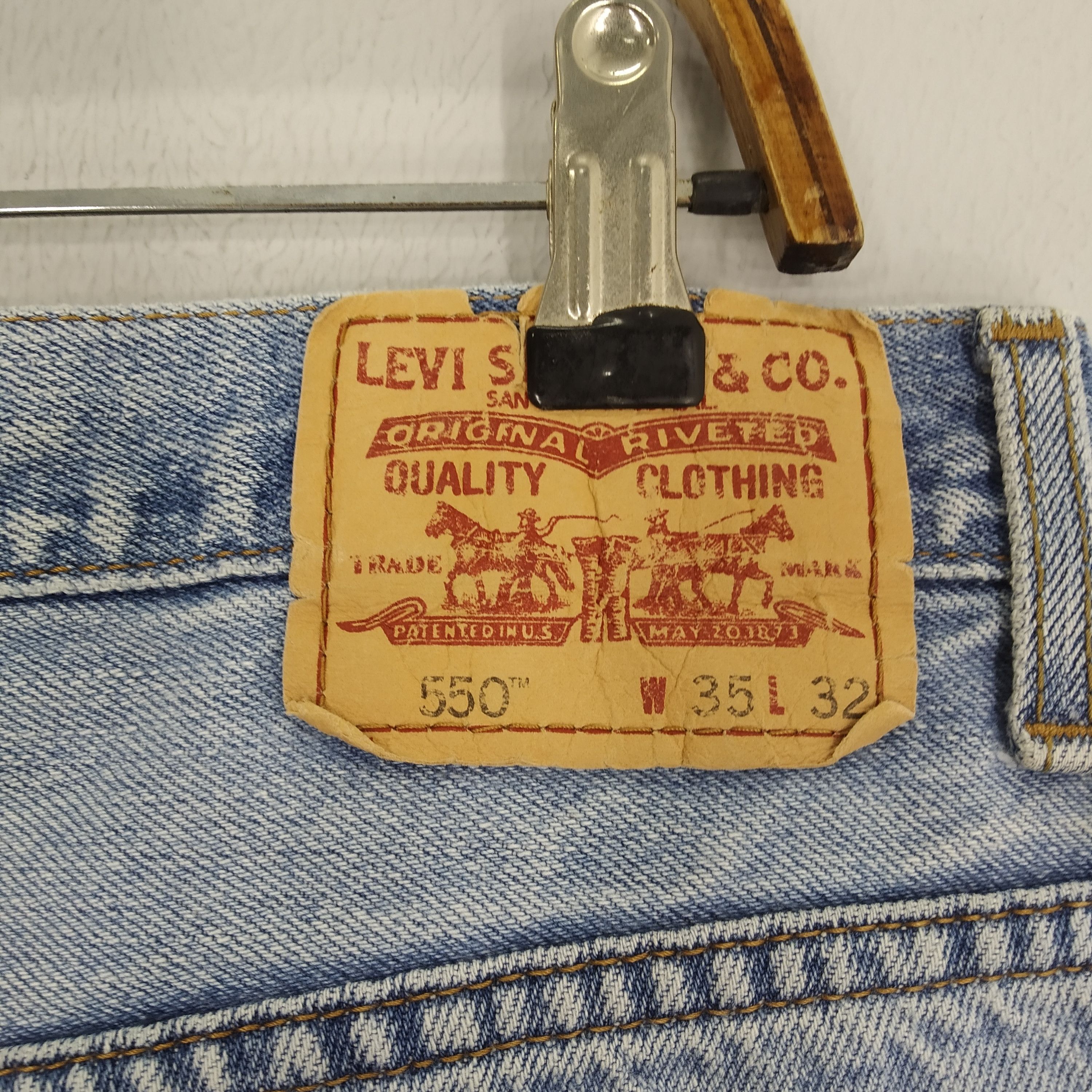 Levi's Vintage 90s Levi's 550 Baggy Denim Jeans Stonewash Jeans Size US 34 / EU 50 - 12 Thumbnail