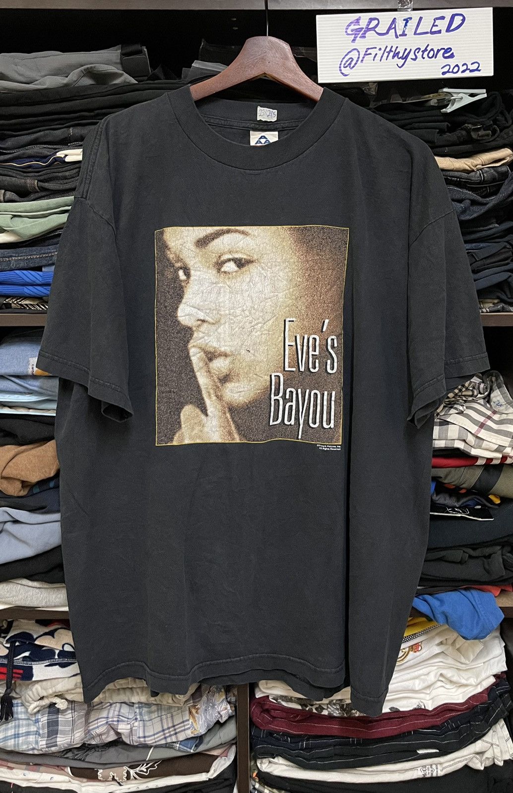 image of Movie x Vintage Eve’S Bayou Tee in Black, Men's (Size XL)