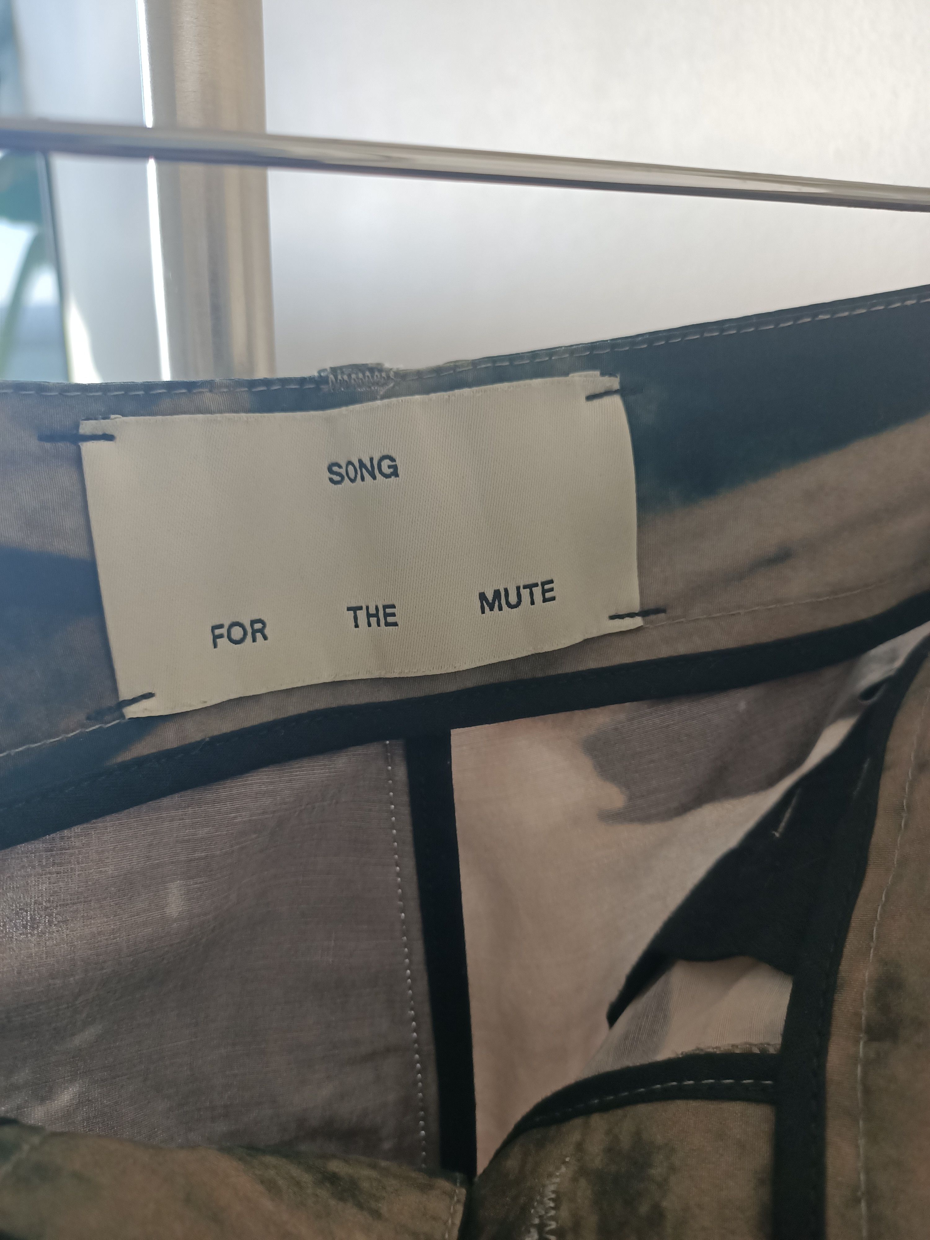 Song For The Mute Song for the Mute Cupro Pants Size US 32 / EU 48 - 3 Thumbnail