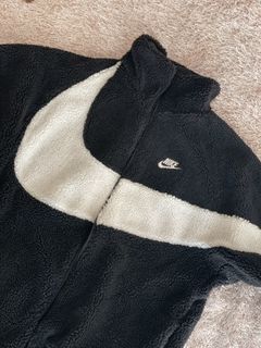 Nike big cheap swoosh jacket fleece