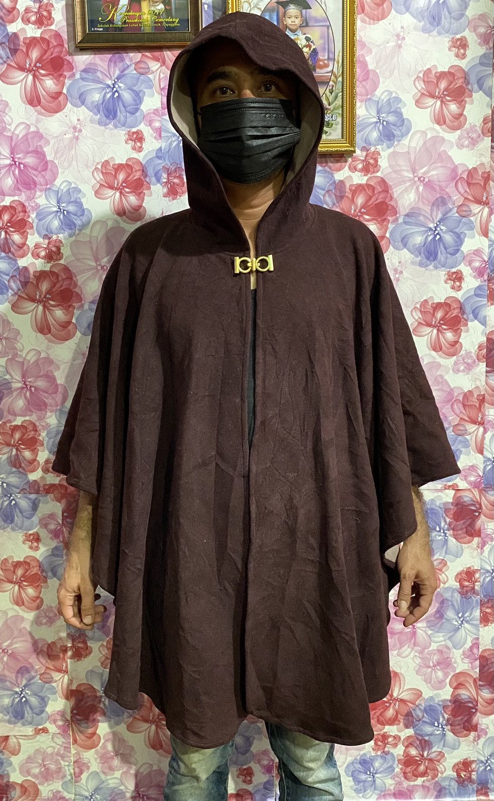 Cloak × Japanese Brand Amical Hooded Cloak Cape Made in Japan Size US M / EU 48-50 / 2 - 1 Thumbnail