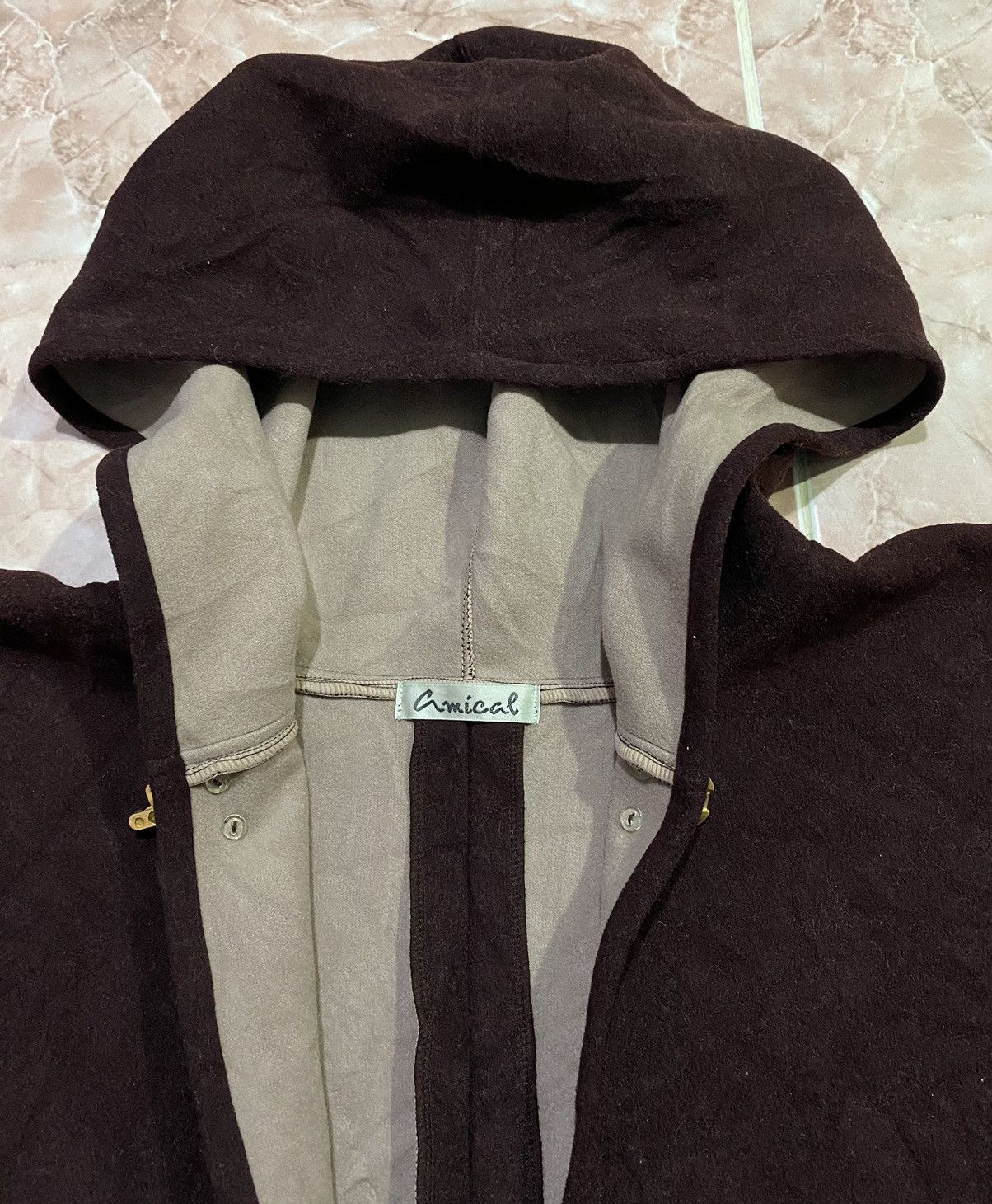 Cloak × Japanese Brand Amical Hooded Cloak Cape Made in Japan Size US M / EU 48-50 / 2 - 9 Thumbnail
