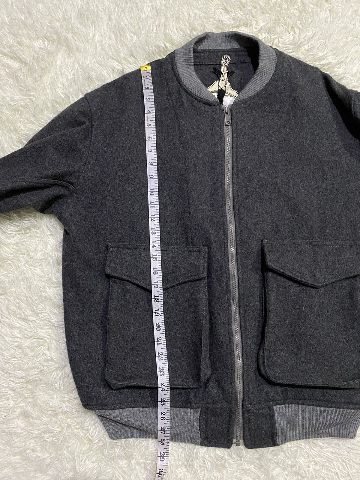 Japanese Brand 🔥RARE🔥Private Brand AG Wool Bomber Jacket Style Size US L / EU 52-54 / 3 - 14 Thumbnail