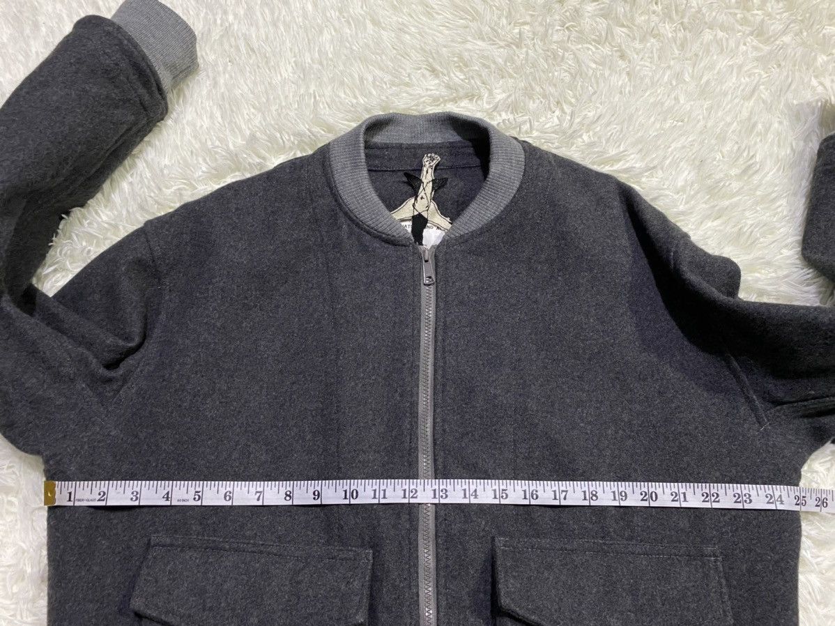 Japanese Brand 🔥RARE🔥Private Brand AG Wool Bomber Jacket Style Size US L / EU 52-54 / 3 - 13 Thumbnail