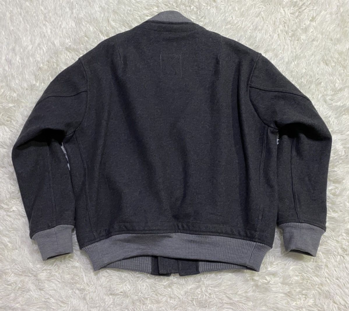 Japanese Brand 🔥RARE🔥Private Brand AG Wool Bomber Jacket Style Size US L / EU 52-54 / 3 - 9 Thumbnail