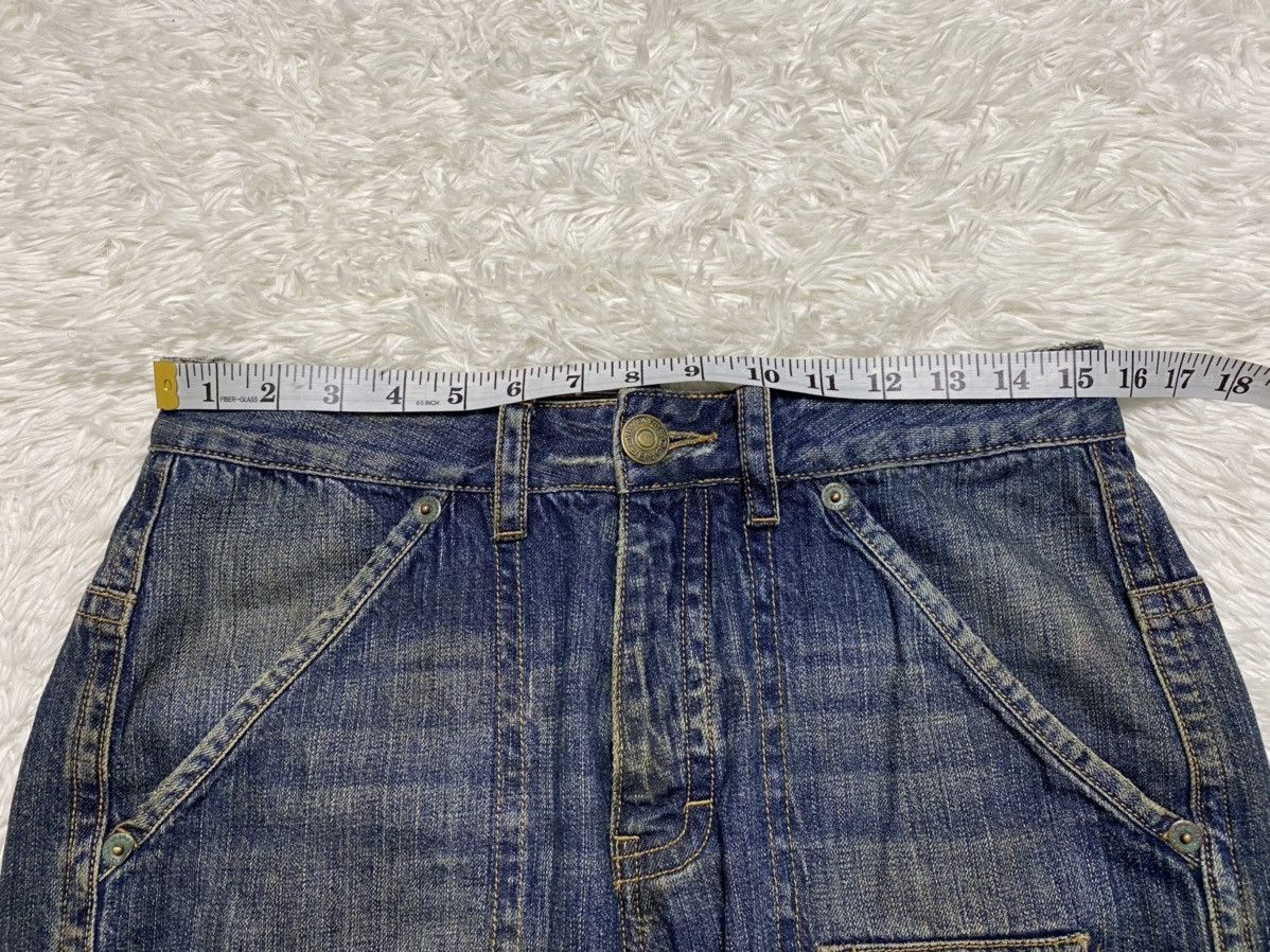Dsquared2 × Vintage Dsquared Dungaree Spring 85 Rare Distressed Denim Size US 31 - 19 Thumbnail