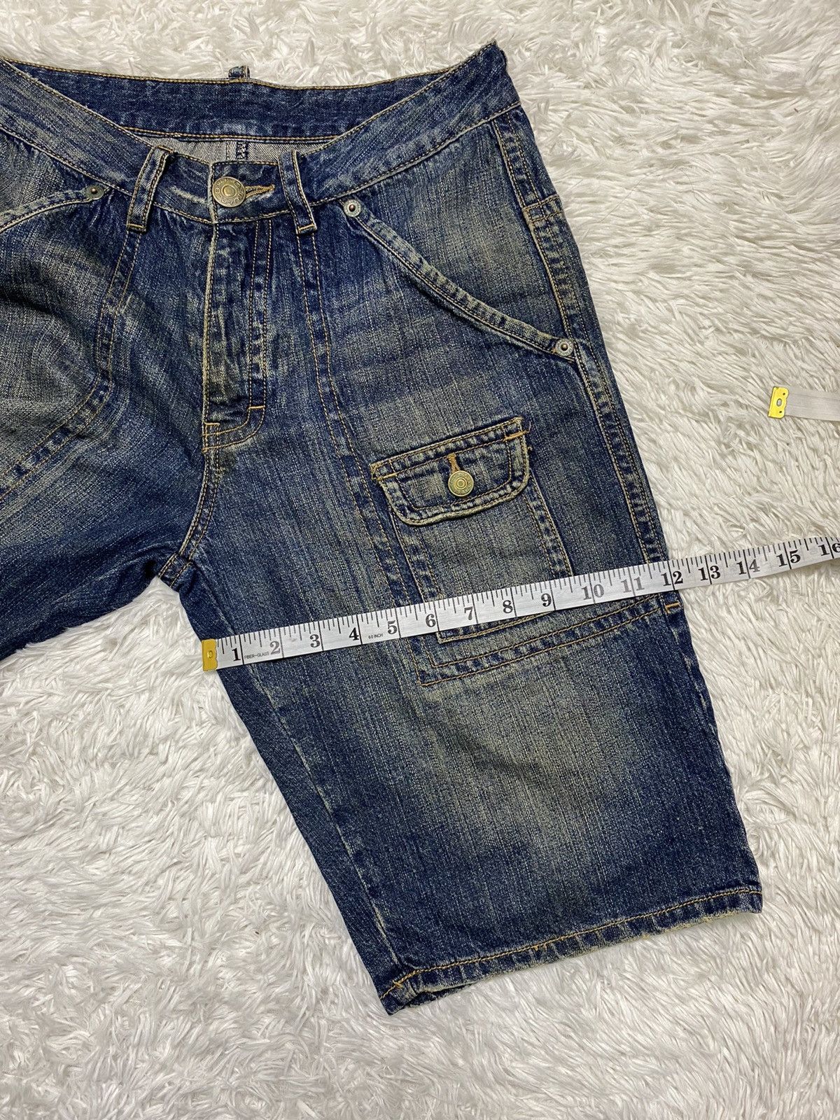 Dsquared2 × Vintage Dsquared Dungaree Spring 85 Rare Distressed Denim Size US 31 - 21 Thumbnail