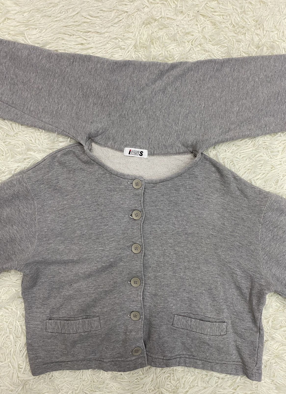 Issey Miyake 💥RARE💥Issey Miyake Button Up Cropped Top Size M / US 6-8 / IT 42-44 - 3 Thumbnail