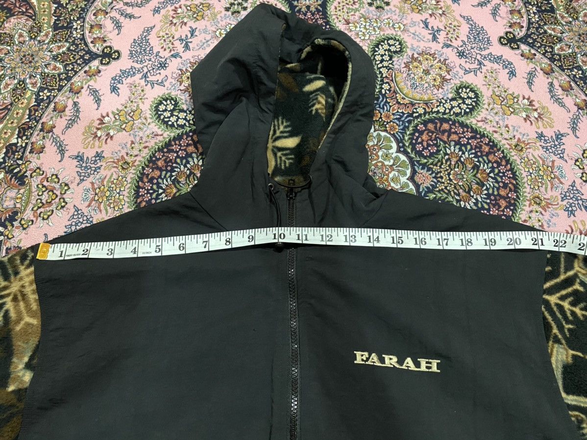 Farah FARAH Half Zipped Fleece Nylon Hoodie Jacket Size US L / EU 52-54 / 3 - 14 Thumbnail