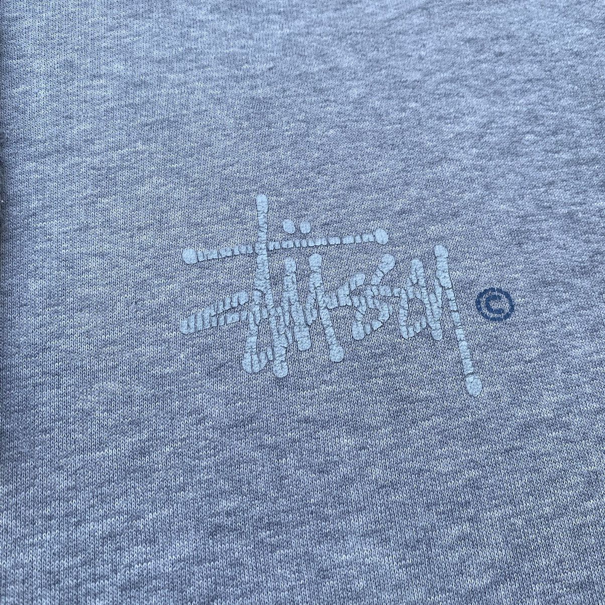 Stussy grey stussy hoodie Size US XL / EU 56 / 4 - 3 Thumbnail