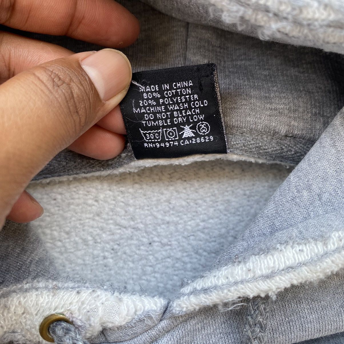 Stussy grey stussy hoodie Size US XL / EU 56 / 4 - 13 Thumbnail
