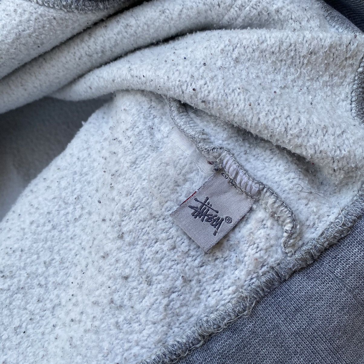 Stussy grey stussy hoodie Size US XL / EU 56 / 4 - 14 Thumbnail