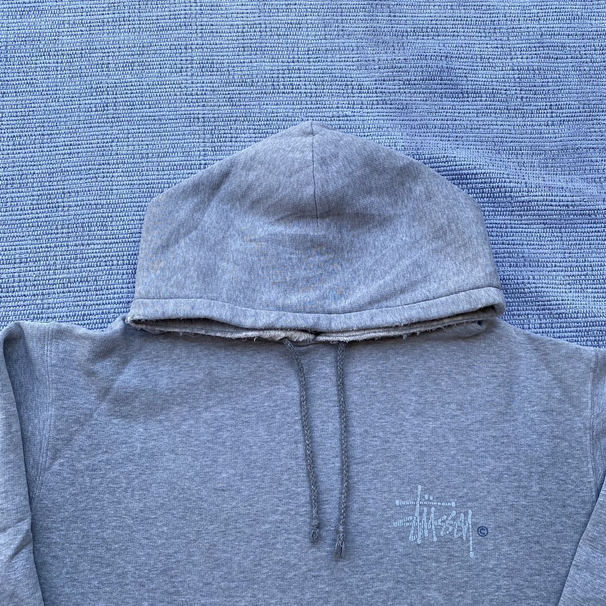 Stussy grey stussy hoodie Size US XL / EU 56 / 4 - 2 Thumbnail
