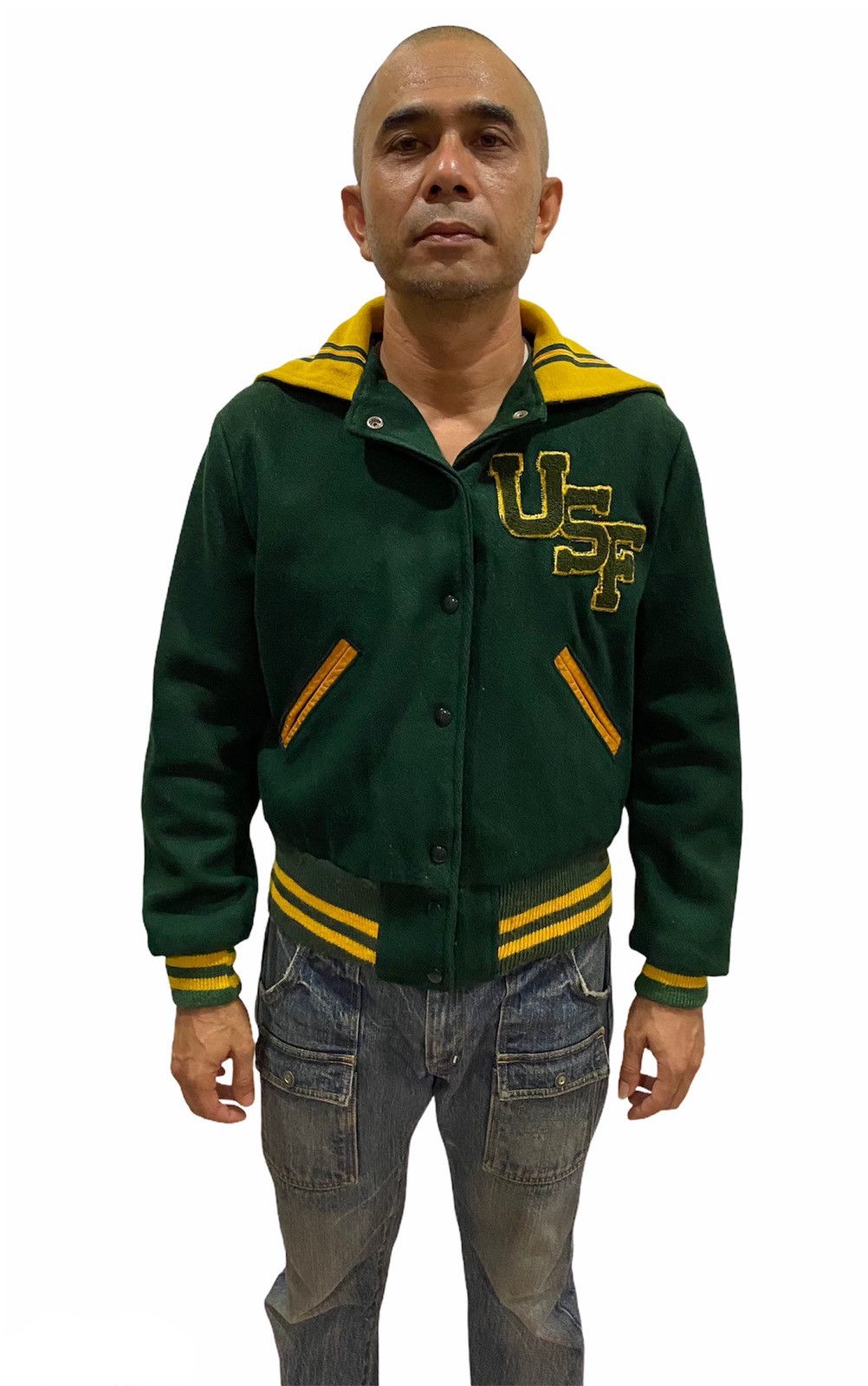 Vintage Custom Made Award Jacket Vintage Varsity Jacket by Admiral Size US M / EU 48-50 / 2 - 18 Thumbnail