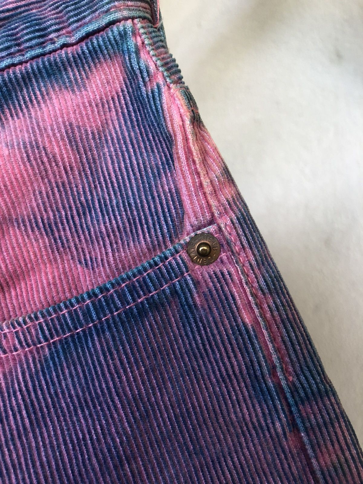 Denime Vintage Denime Acid Wash Straight Cut Corduroy Jeans Size US 28 / EU 44 - 9 Thumbnail