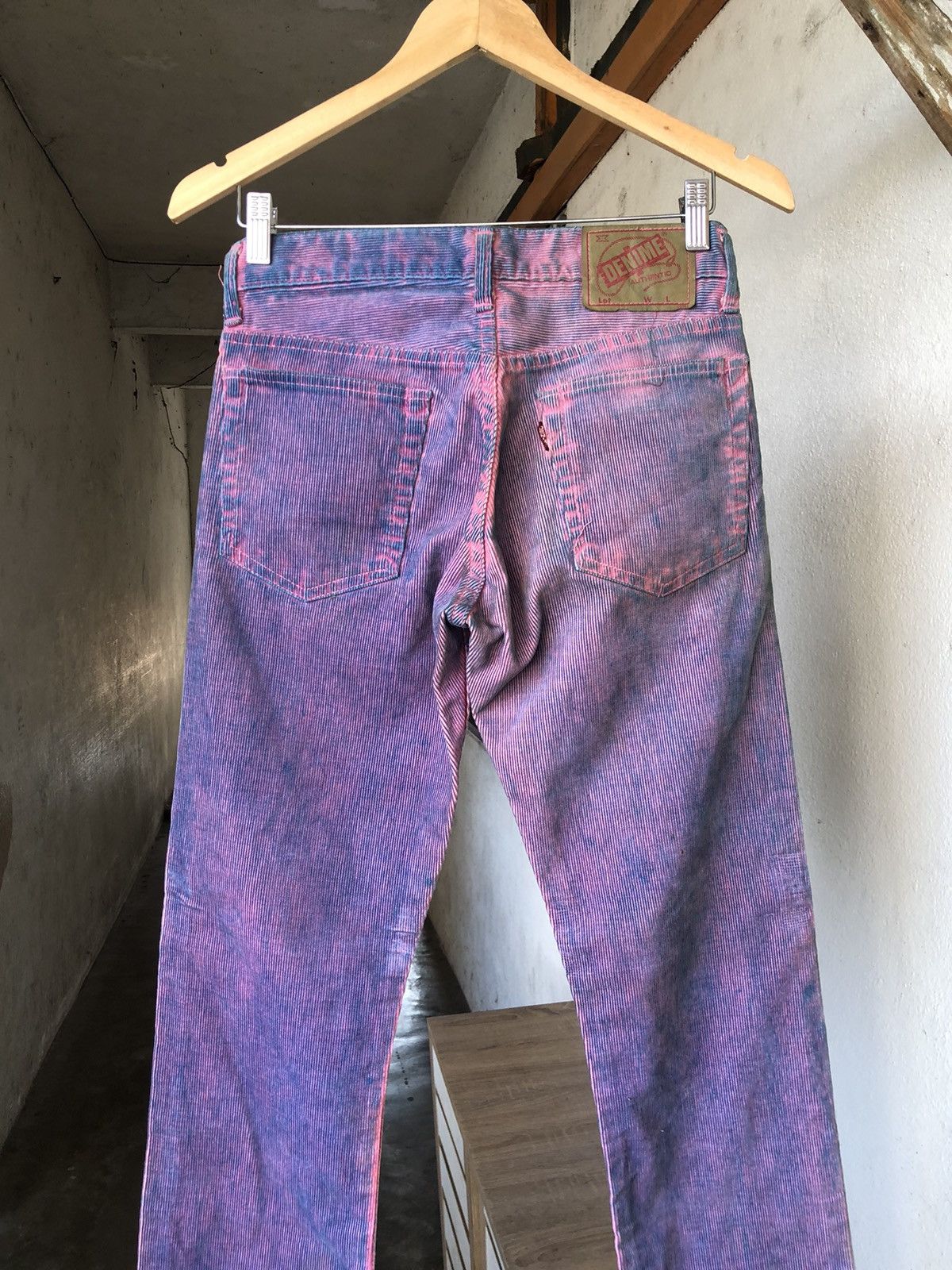Denime Vintage Denime Acid Wash Straight Cut Corduroy Jeans Size US 28 / EU 44 - 11 Thumbnail