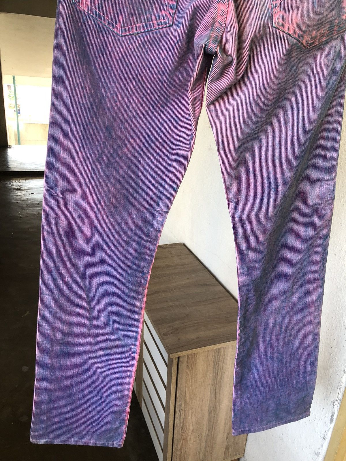 Denime Vintage Denime Acid Wash Straight Cut Corduroy Jeans Size US 28 / EU 44 - 13 Thumbnail