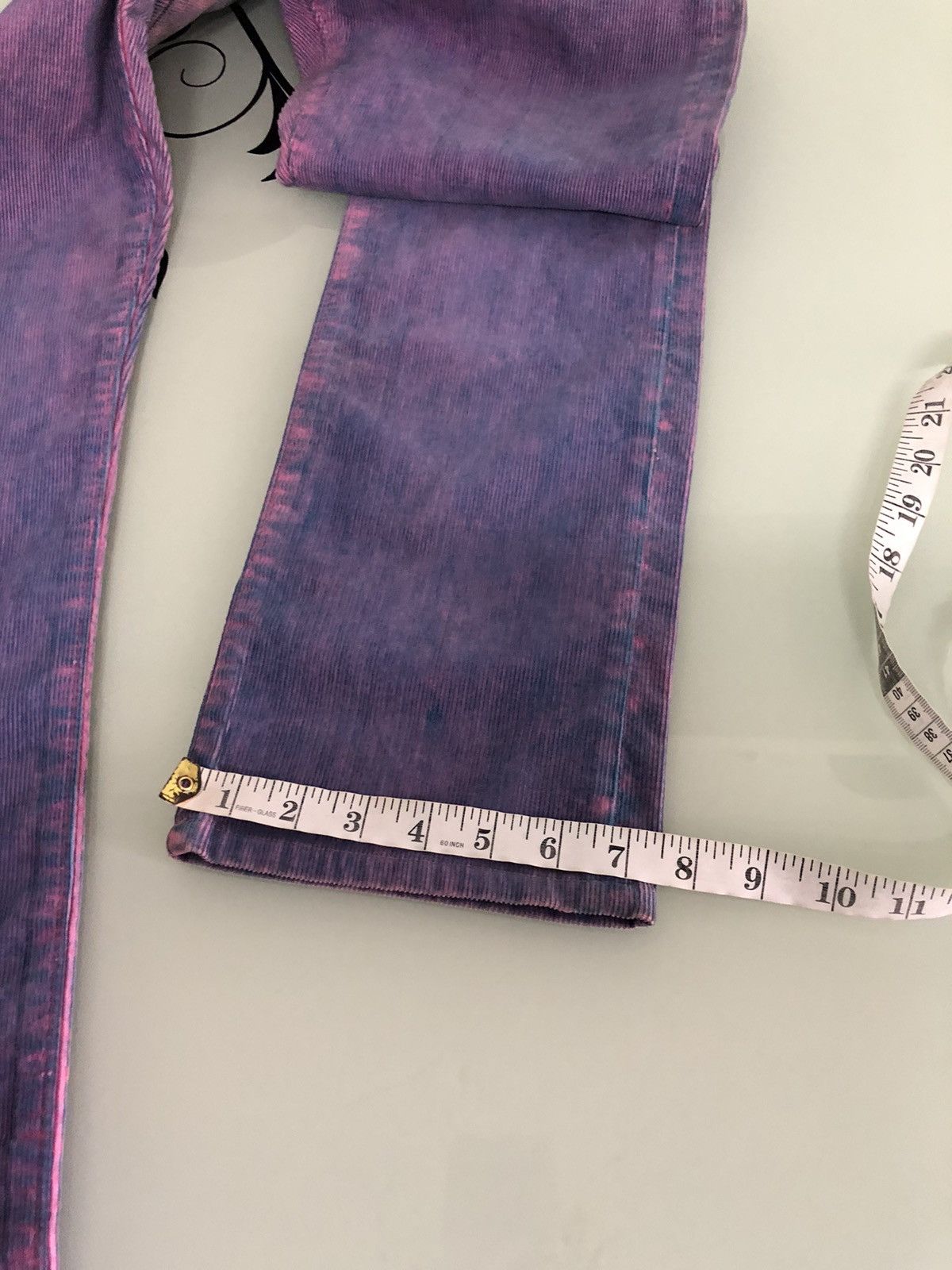 Denime Vintage Denime Acid Wash Straight Cut Corduroy Jeans Size US 28 / EU 44 - 23 Thumbnail