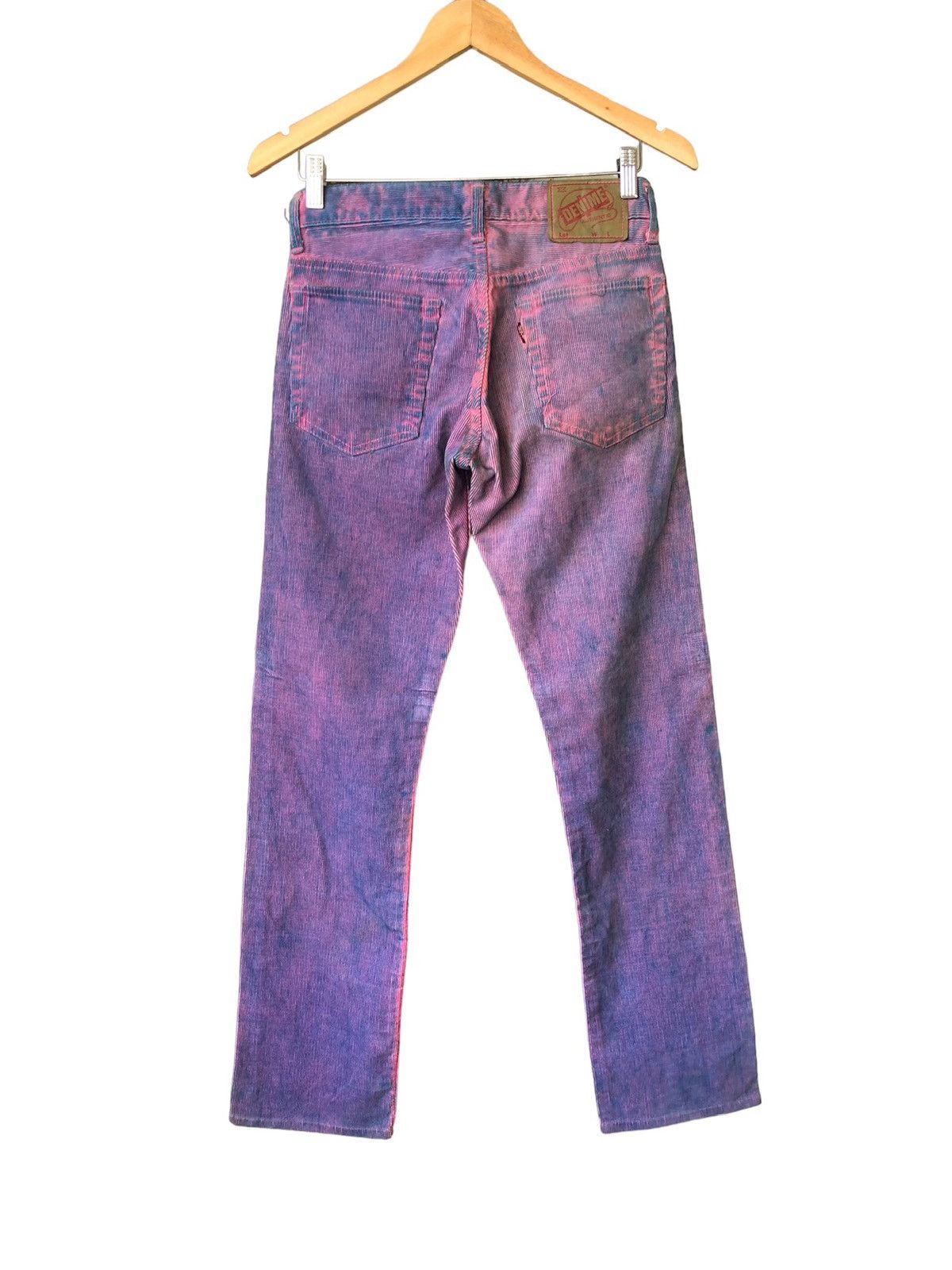Denime Vintage Denime Acid Wash Straight Cut Corduroy Jeans Size US 28 / EU 44 - 2 Thumbnail